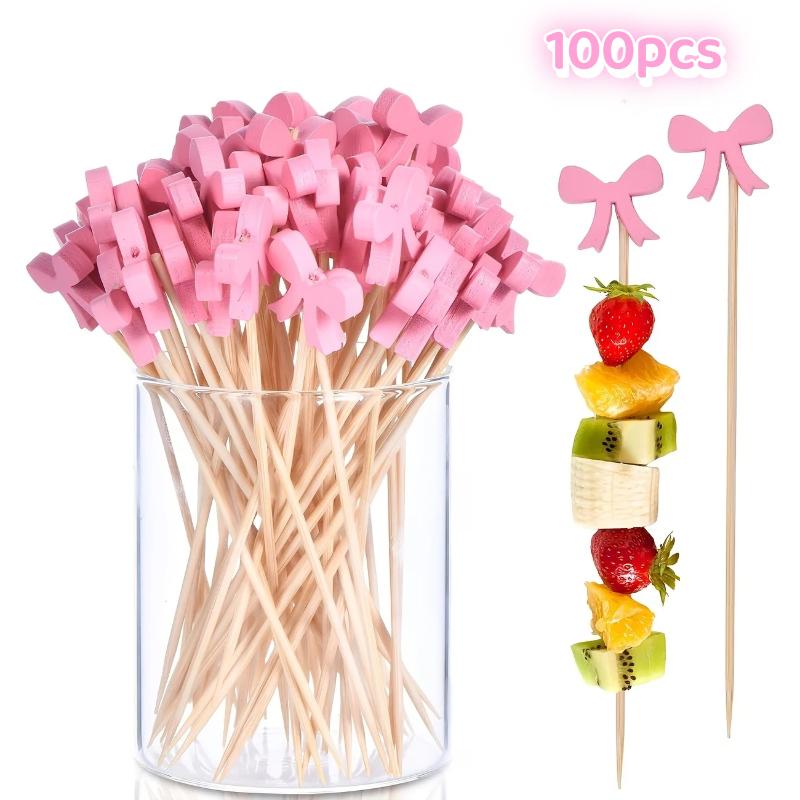 Centerpiece Stick - (BF06) 100 шт. Деревянные коктейльные шпажки