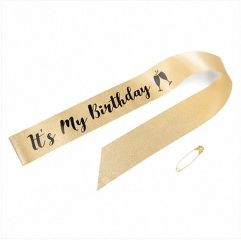 Birthday Sash Glitter - 1 шт. праздничная лента для дня
