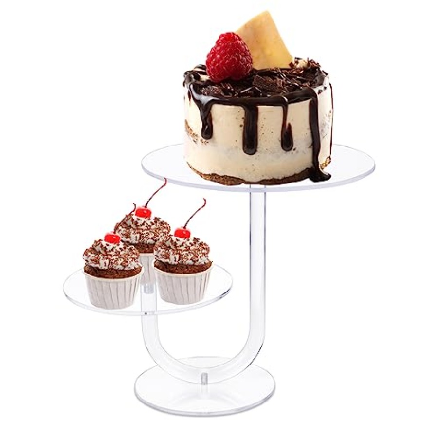 Двухуровневая прозрачная подст – обзор и цена Cupcake Stand Tier