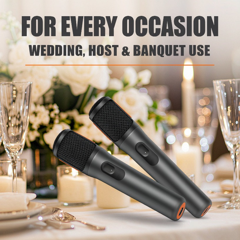 Беспроводной микрофон с двумя  – обзор и цена Event & Party Supply