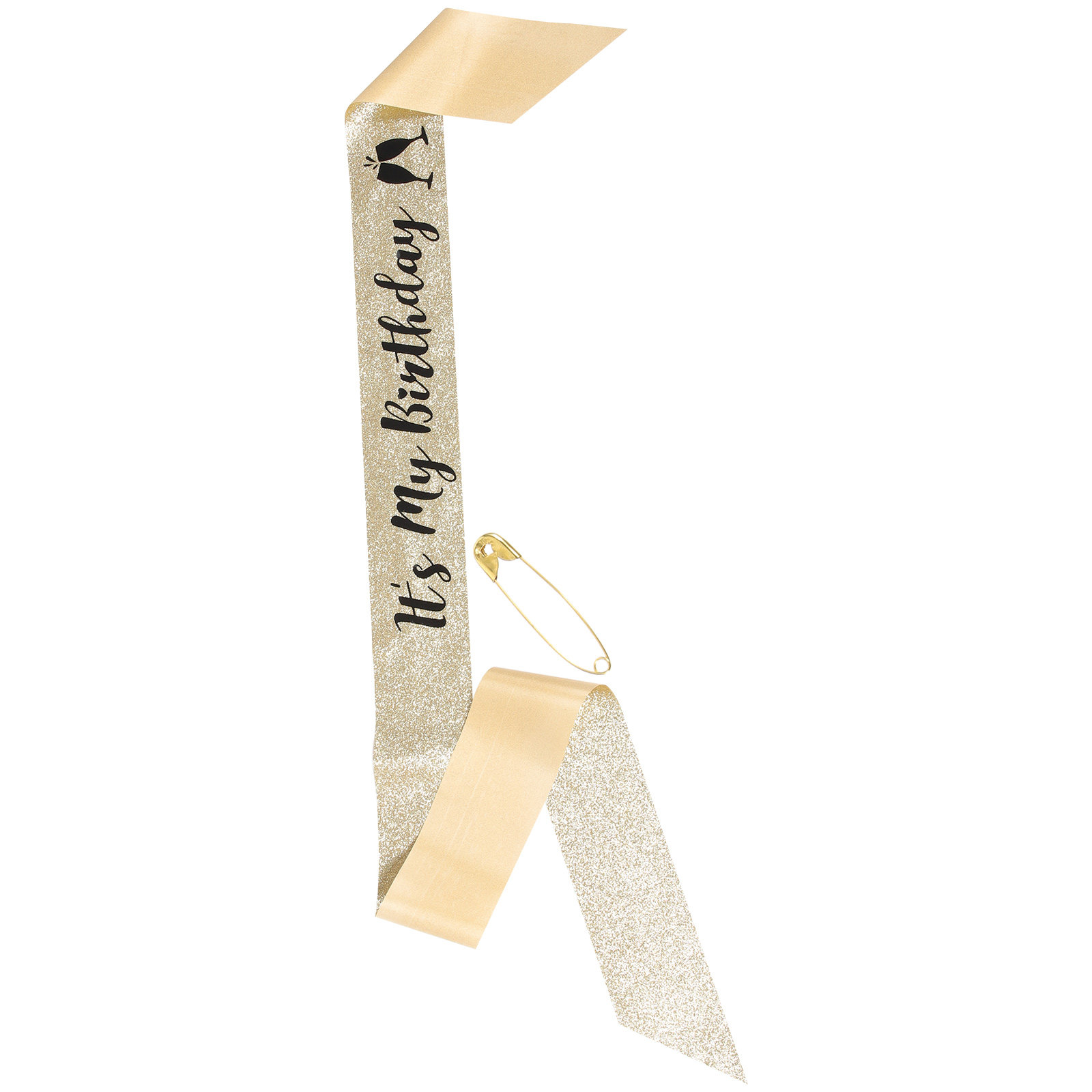 1 шт. праздничная лента для дн – обзор и цена Birthday Sash Glitter