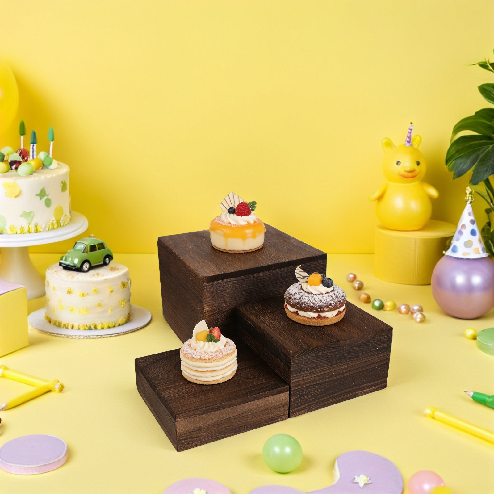 3 шт. деревянные подставки для – обзор и цена Cupcake Stand Tier
