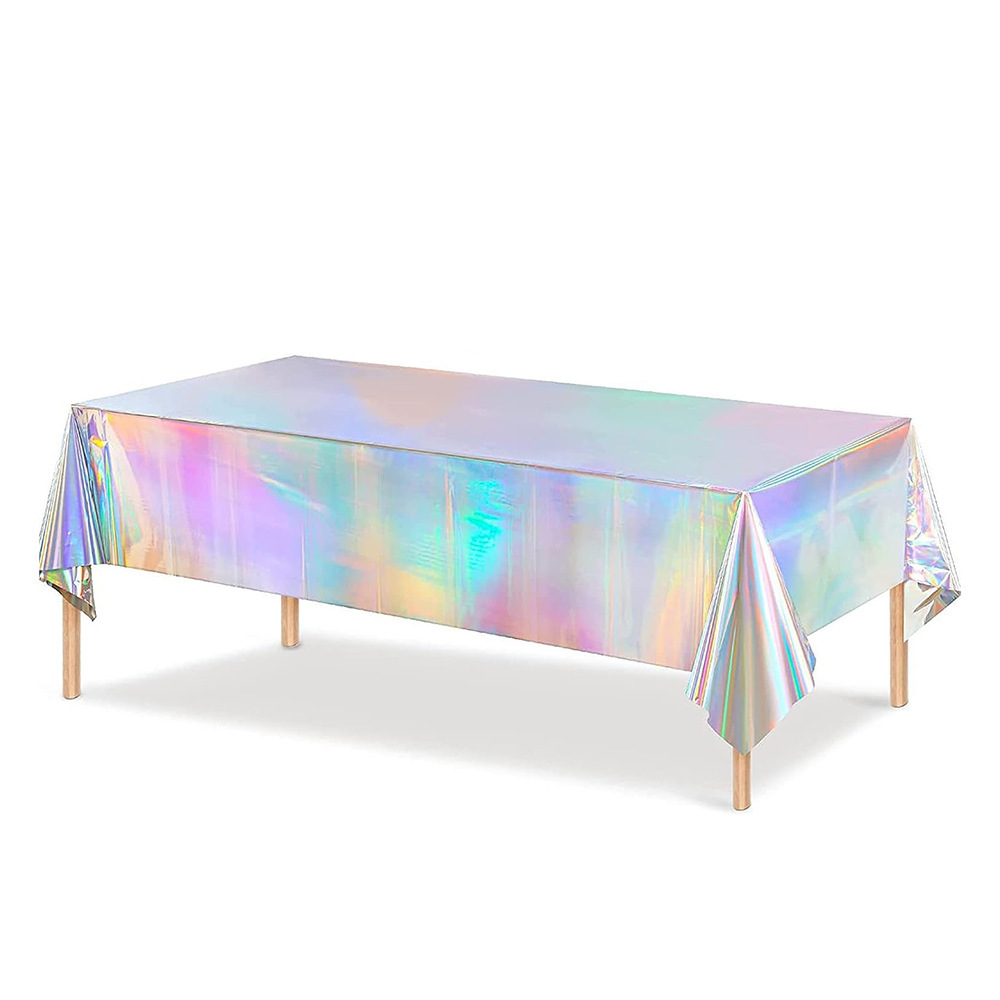 Голографическая скатерть для в – обзор и цена Table Cloth Disposable