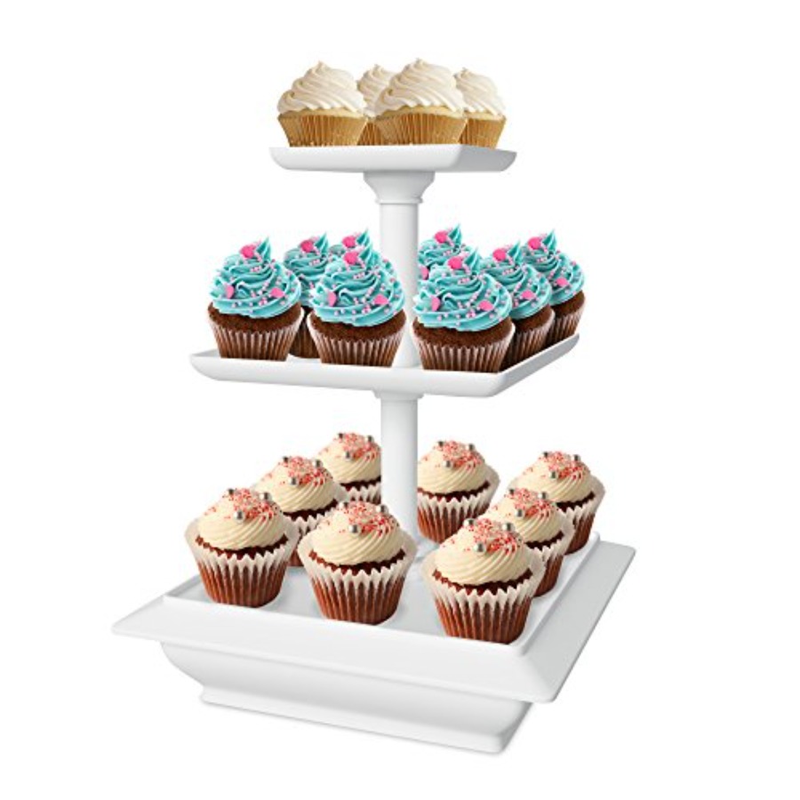 Трехуровневая подставка для ке – обзор и цена Cupcake Stand Tier