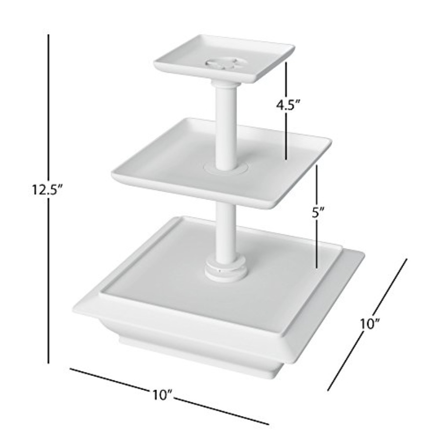 Трехуровневая подставка для ке – обзор и цена Cupcake Stand Tier